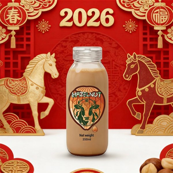 500ml Glass Bottle Hazelnut Milk (3395)