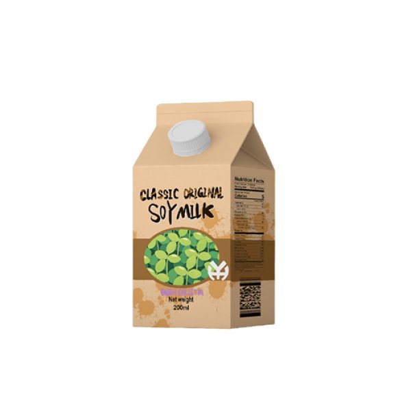 200ml Gable Top Carton Original Calcium Fortified Soy Milk