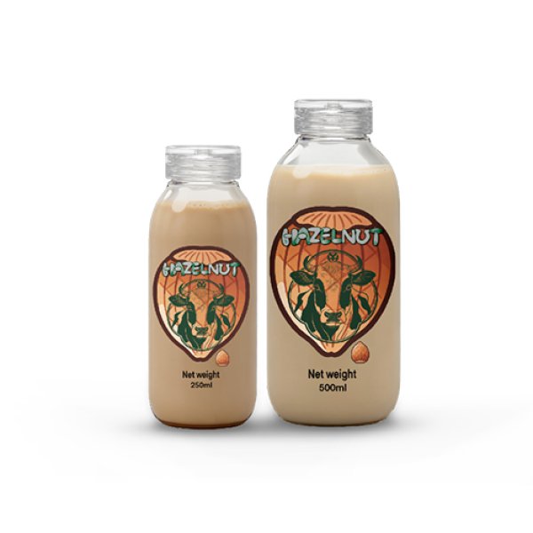 500ml Glass Bottle Hazelnut Milk (3389)