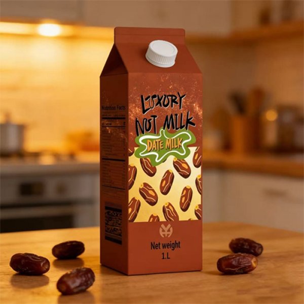 1L Gable Top Carton Date Nut Milk (3301)