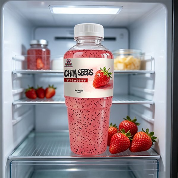 420ml PET Strawberry Chia Seed Juice (3292)