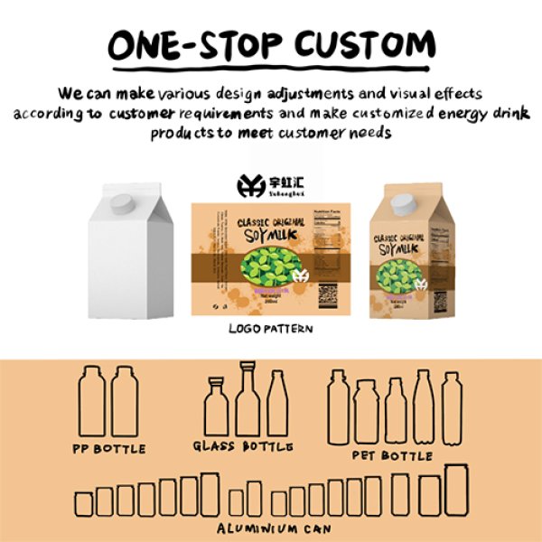 200ml Gable Top Carton Original Calcium Fortified Soy Milk (3330)