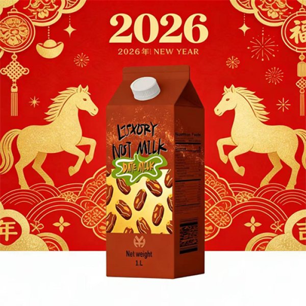1L Gable Top Carton Date Nut Milk (3300)