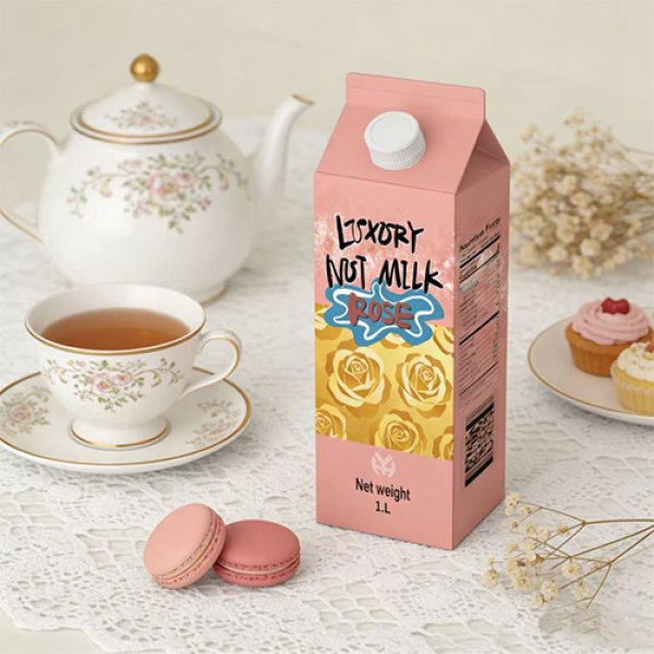 1L Gable Top Carton Rose Nut Milk (3311)