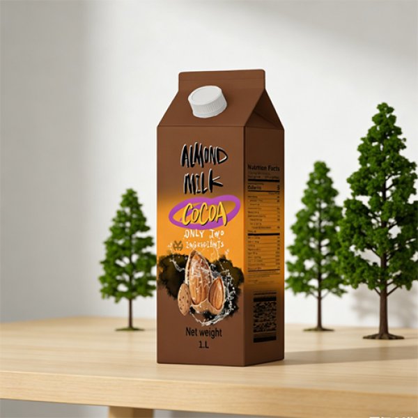 1L Gable Top Carton Cocoa Almond Milk (3373)