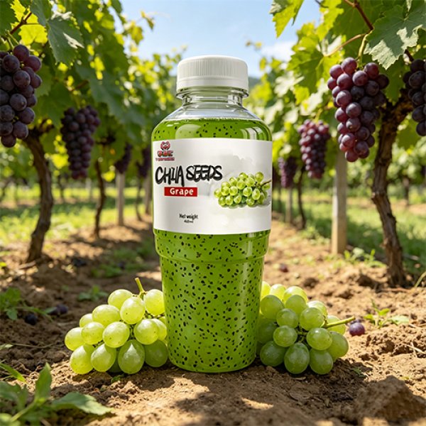 420ml PET Grape Chia Seed Juice (3274)