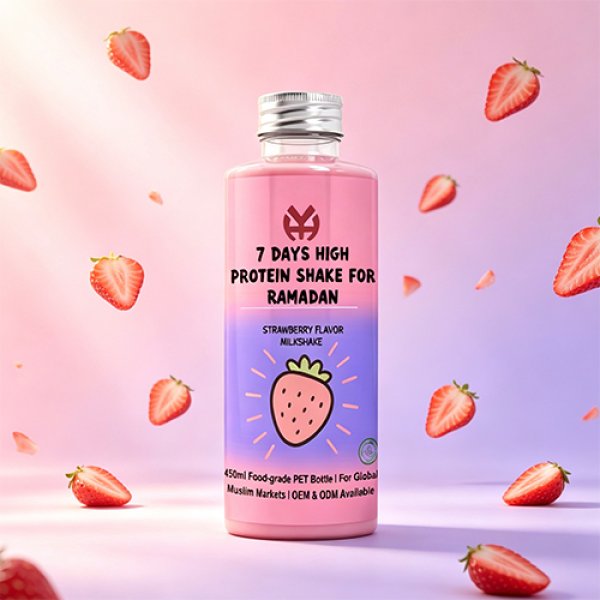 450ml PET Strawberry Flavor Milkshake (3511)