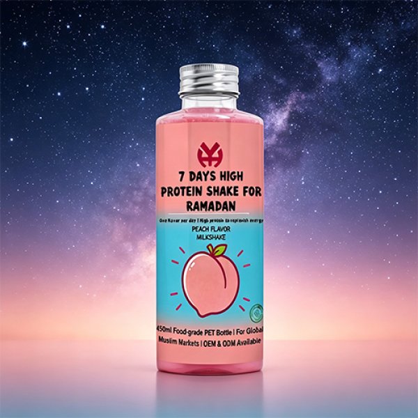 450ml PET Peach Flavor Milkshake (3486)