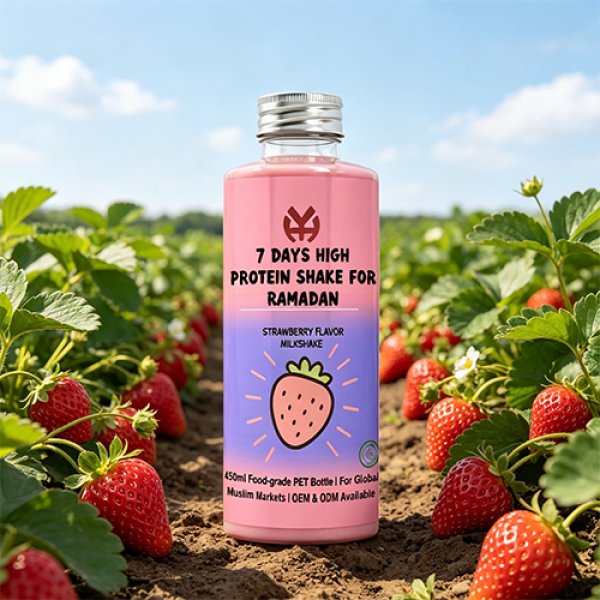 450ml PET Strawberry Flavor Milkshake (3509)