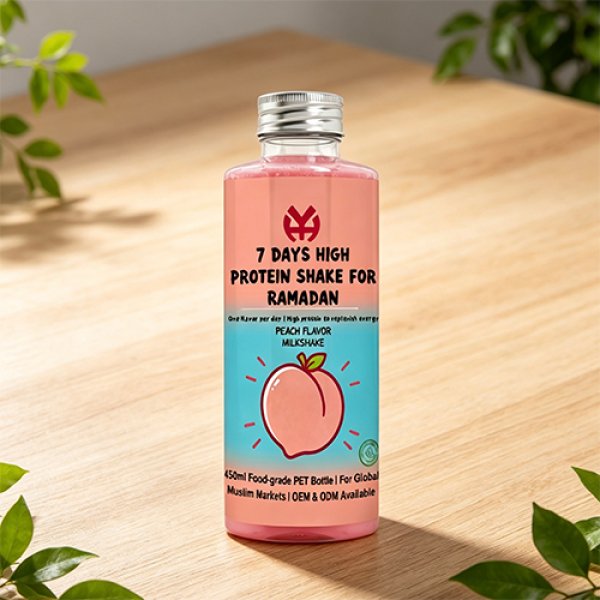450ml PET Peach Flavor Milkshake (3484)