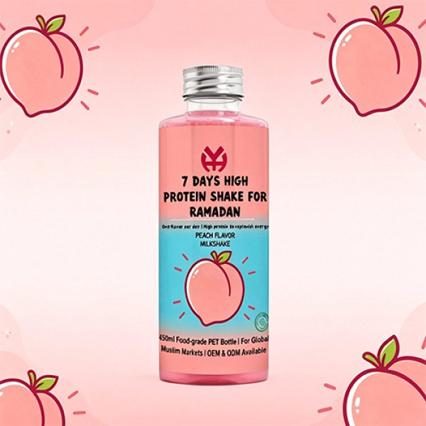 450ml PET Peach Flavor Milkshake (3487)