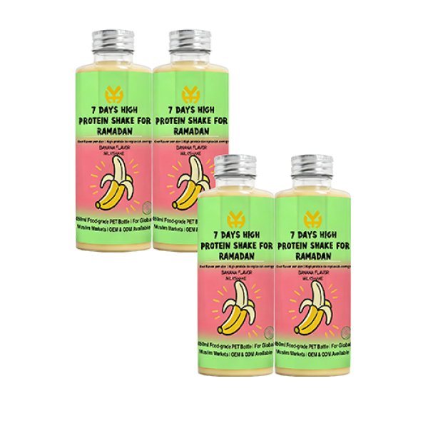 450ml PET Banana Flavor Milkshake (3482)