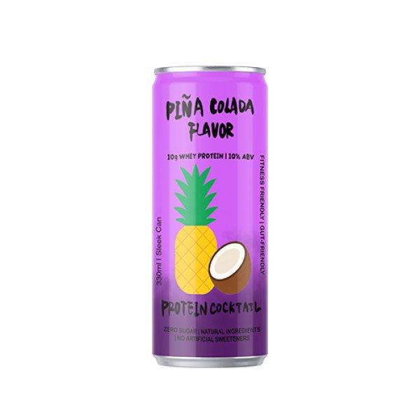 Sleek330 Matte Aluminum Can Piña Colada Cocktail