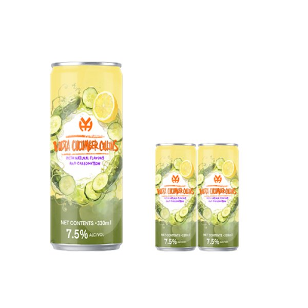 Sleek 330 Cucumber Collins Vodka (3638)