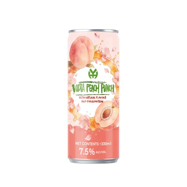 Sleek 330 Peach Punch Vodka