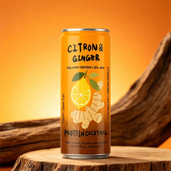 Sleek330 Matte Aluminum Can Citron Ginger Cocktail (3684)