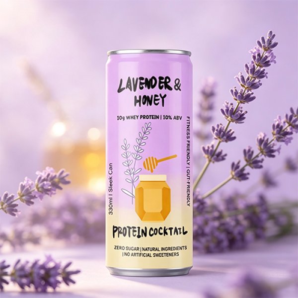 Sleek330 Matte Aluminum Can Lavender Honey Cocktail (3674)