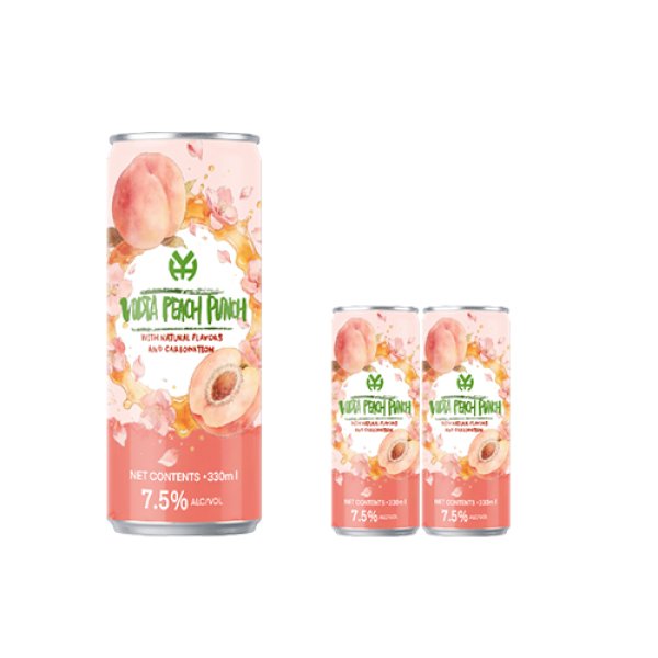 Sleek 330 Peach Punch Vodka (3619)