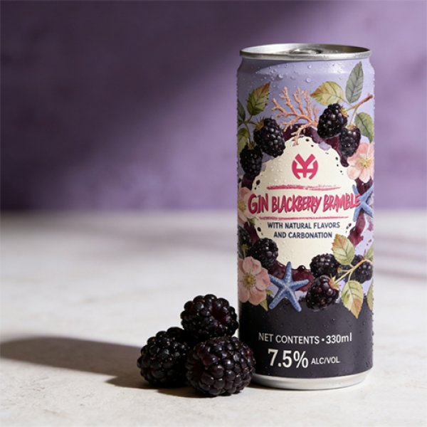 SLEKK 330 Gin with Blackberry (3652)