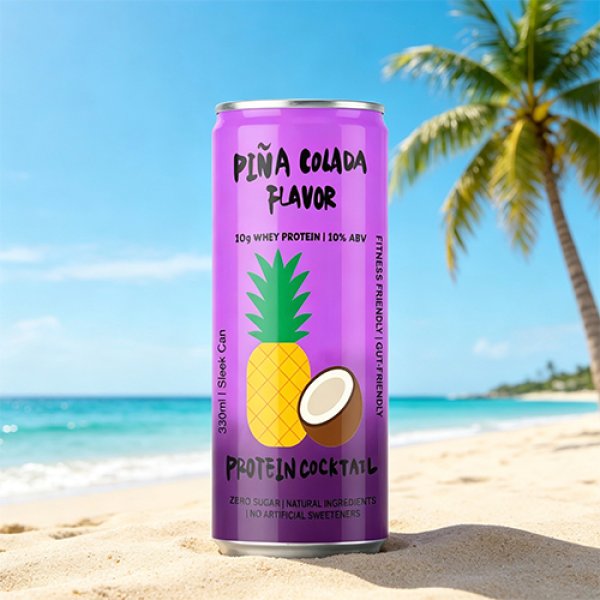 Sleek330 Matte Aluminum Can Piña Colada Cocktail (3667)