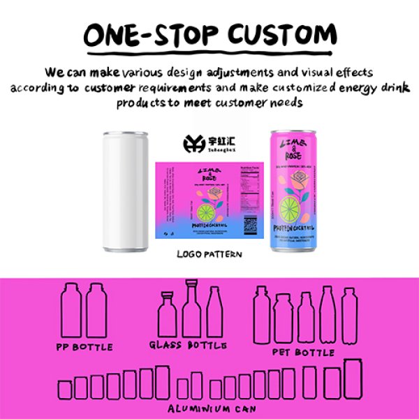 Sleek330 Matte Aluminum Can Lime Rose Cocktail (3706)