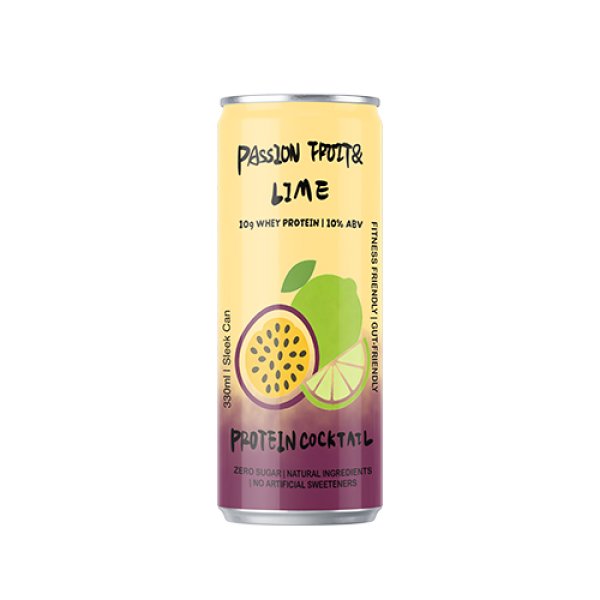 Sleek330 Matte Aluminum Can Passion Fruit & Lime Cocktail (3746)