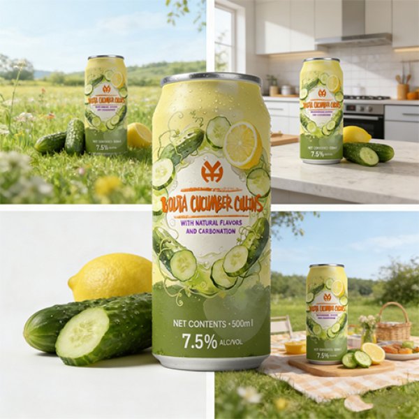 Cucumber Collins Vodka (3791)