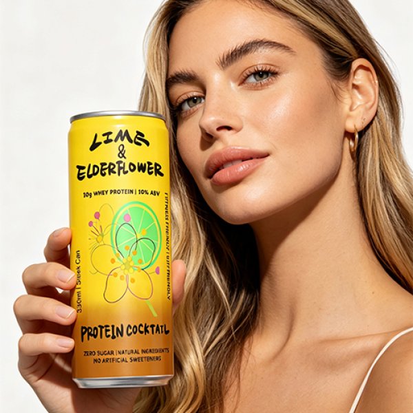 Sleek330 Matte Aluminum Can Elderflower Cocktail (3737)