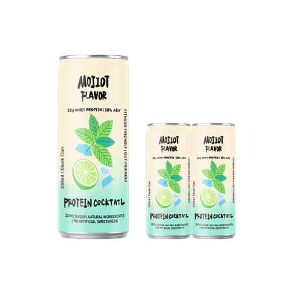 Sleek330 Matte Aluminum Can Mojito Flavor Cocktail (3726)