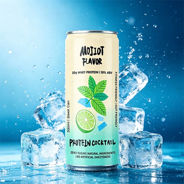 Sleek330 Matte Aluminum Can Mojito Flavor Cocktail (3721)