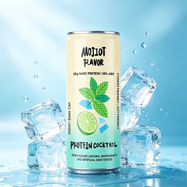 Sleek330 Matte Aluminum Can Mojito Flavor Cocktail (3723)