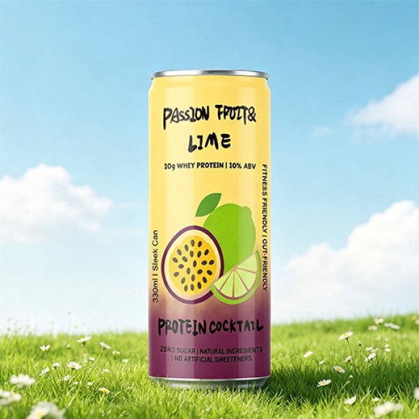Sleek330 Matte Aluminum Can Passion Fruit & Lime Cocktail (3750)