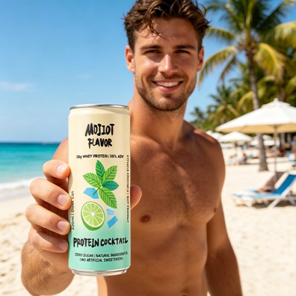 Sleek330 Matte Aluminum Can Mojito Flavor Cocktail (3719)