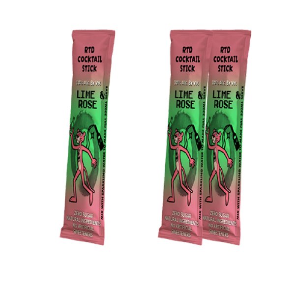 RTD Cocktail Stick Lime & Rose  (3853)
