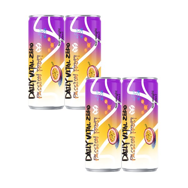 DailyVital Zero Passion Fruit Sparkling Drink (3918)