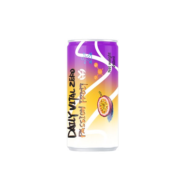 DailyVital Zero Passion Fruit Sparkling Drink