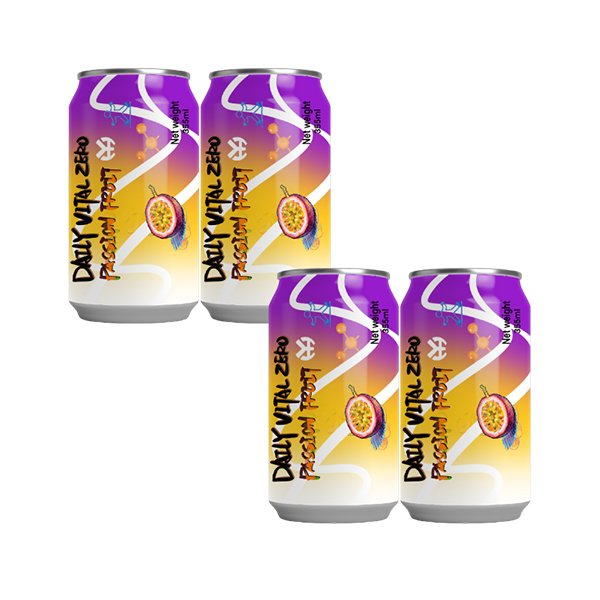 DailyVital Zero Passion Fruit Sparkling Drink (3924)