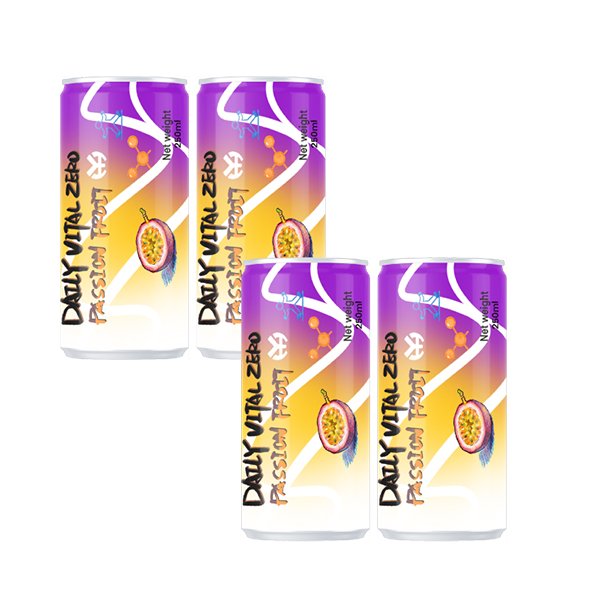 DailyVital Zero Passion Fruit Sparkling Drink (3910)