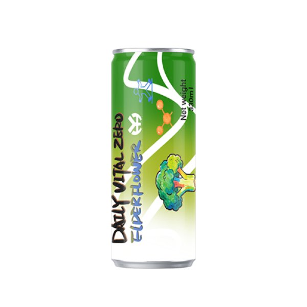Daily Vital Zero Elderflower Sparkling Drink  (4104)