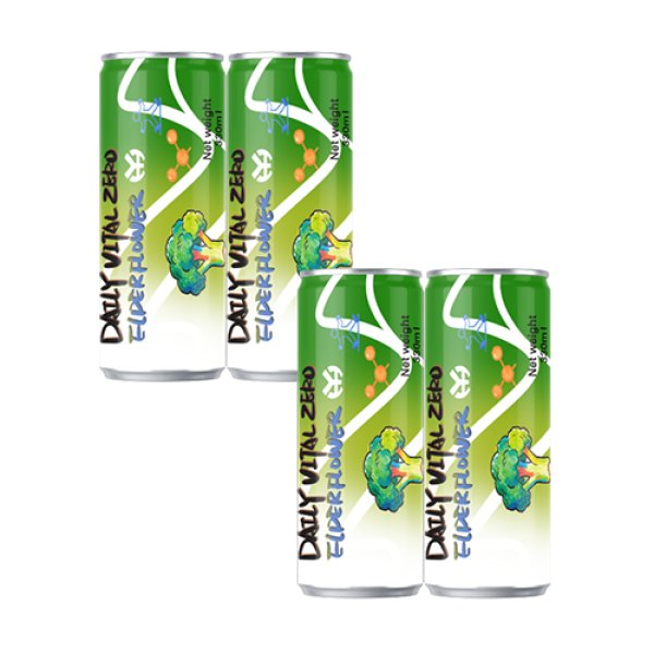 Daily Vital Zero Elderflower Sparkling Drink  (4108)