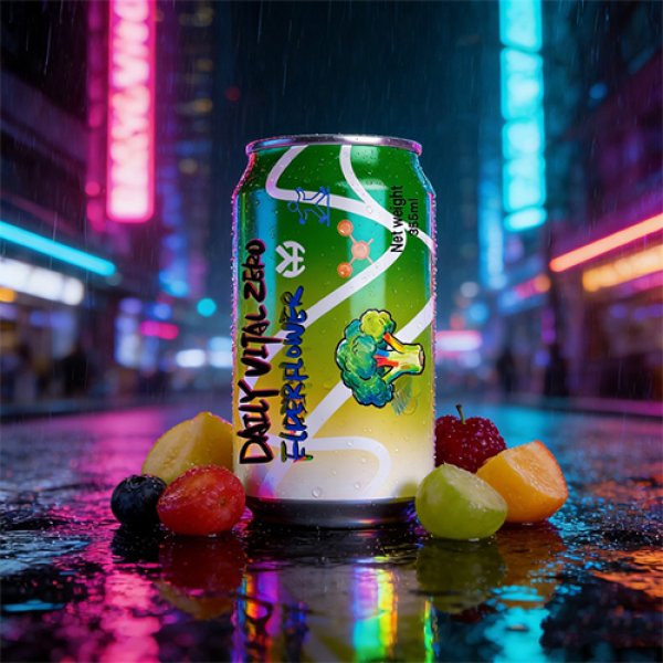 Daily Vital Zero Elderflower Sparkling Drink  (4113)