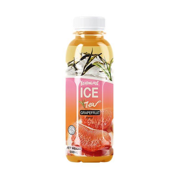 500ml PET Bottle Grapefruit Iced Black Tea (4129)