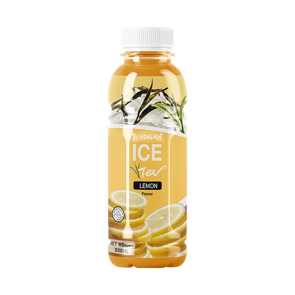 500ml PET Bottle Lemon Iced Black Tea