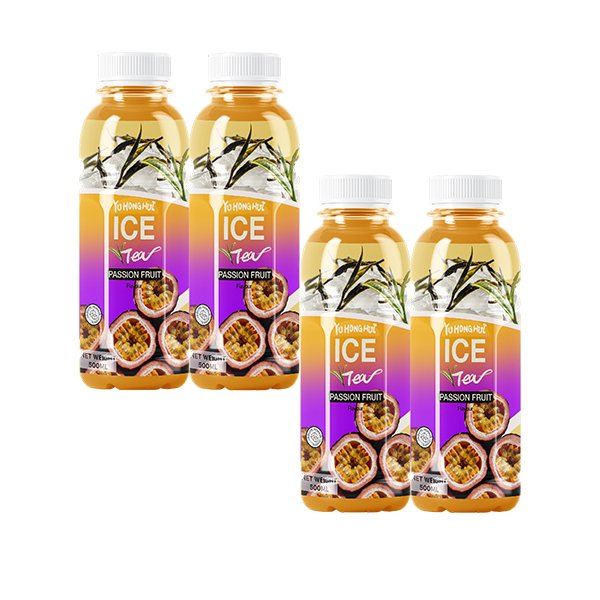 500ml PET Bottle Passion Fruit Iced Black Tea (4142)