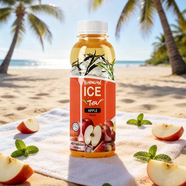 500ml PET Bottle Apple Iced Black Tea (4175)