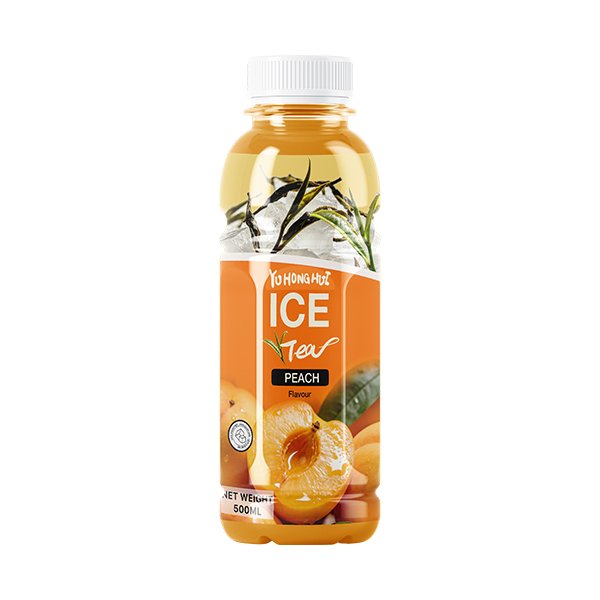 500ml PET Bottle Peach Iced Black Tea
