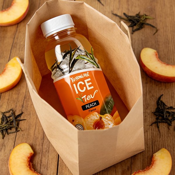 500ml PET Bottle Peach Iced Black Tea (4155)