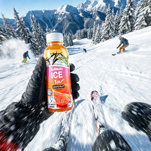 500ml PET Bottle Grapefruit Iced Black Tea (4131)