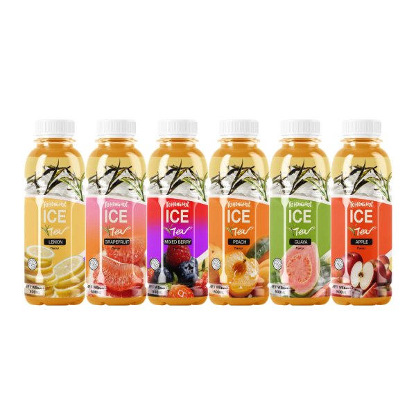 500ml PET Bottle Grapefruit Iced Black Tea (4177)