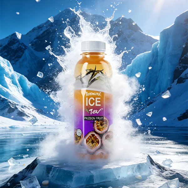 500ml PET Bottle Passion Fruit Iced Black Tea (4143)